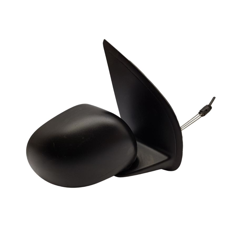 Fiat Panda 2012-2017 Cable Adjust Wing Door Mirror Black Cover Drivers Side