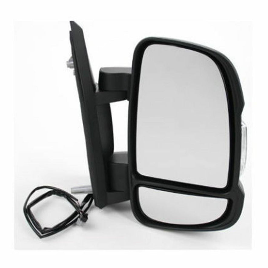 Fiat Ducato Van 2006-2017 Manual Short Arm Black Wing Mirror Drivers Side