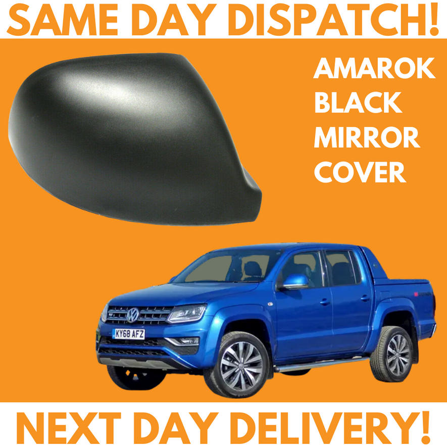 VW Amarok 2010-2018 Wing Mirror Cover Black Right Side