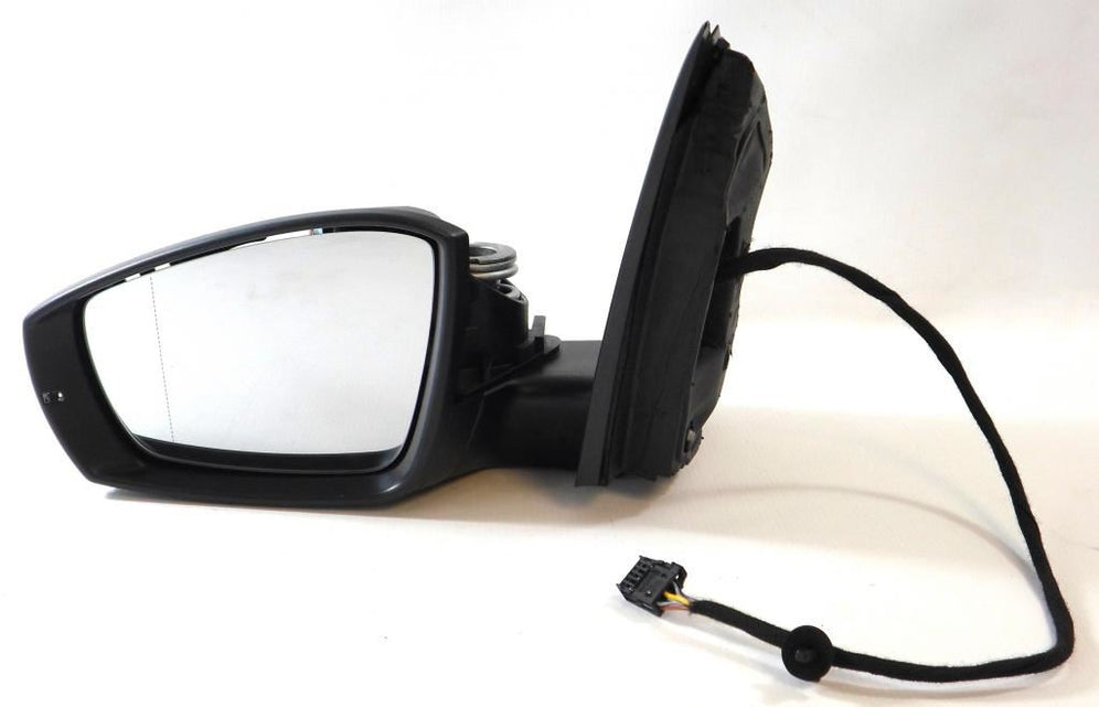 VW Polo 6R 2009-2016 Heated Electric Door Wing Mirror Primed Passenger Side Left