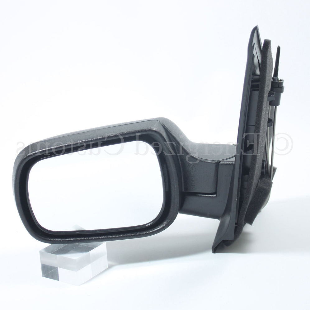 Ford Fiesta MK6 2002-2005 Manual Black Wing Door Mirror Passenger Side Left