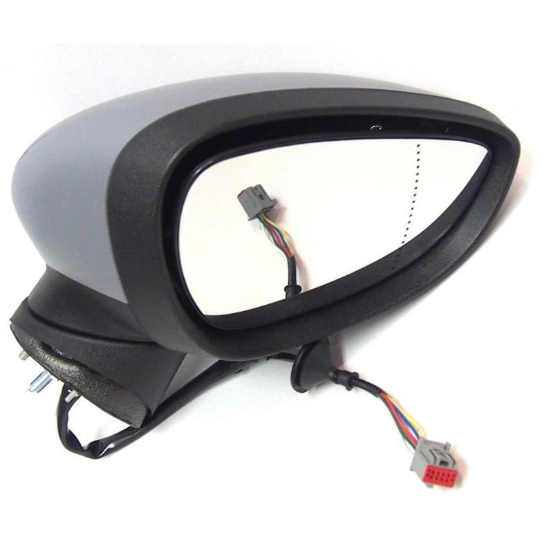 Ford Fiesta Mk7 2008-2012 Power Folding Wing Door Mirror Primed Right Side