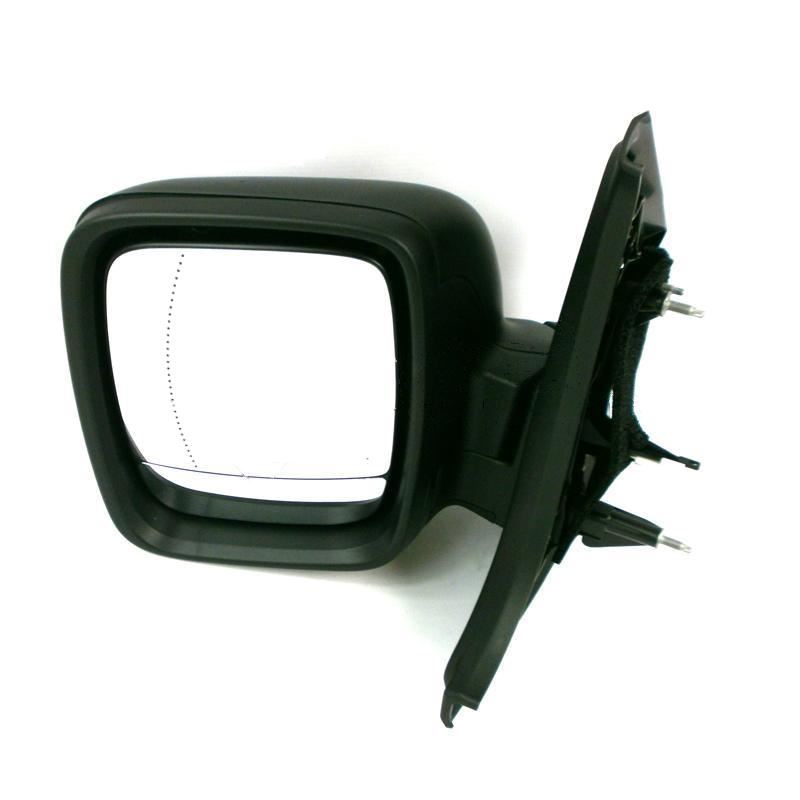 Renault Trafic Business 2014-2020 Electric Wing Door Mirror Black Passenger Side