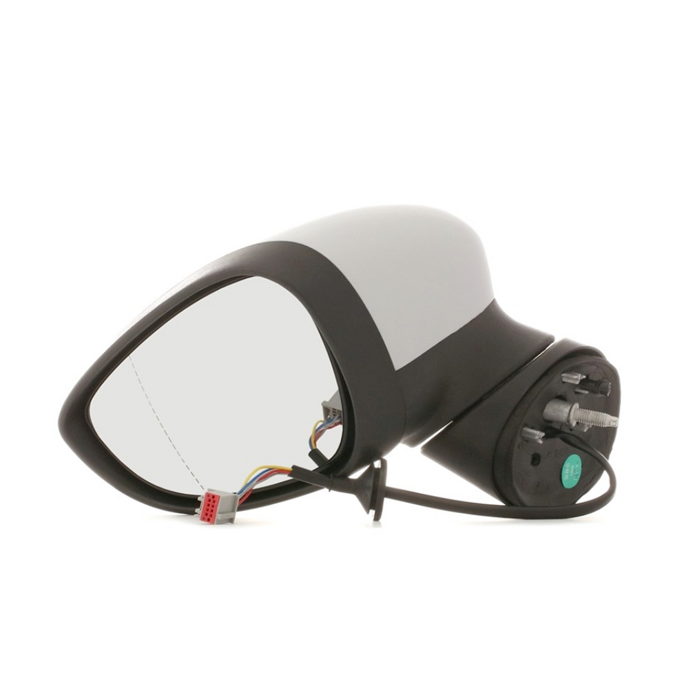 Ford Fiesta Wing Door Mirror Electric 2013-2018 Grey Primed Cover Passenger Side