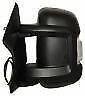 Fiat Ducato Van 2006-2017 Manual Short Arm Black Door Wing Mirror Passenger Side