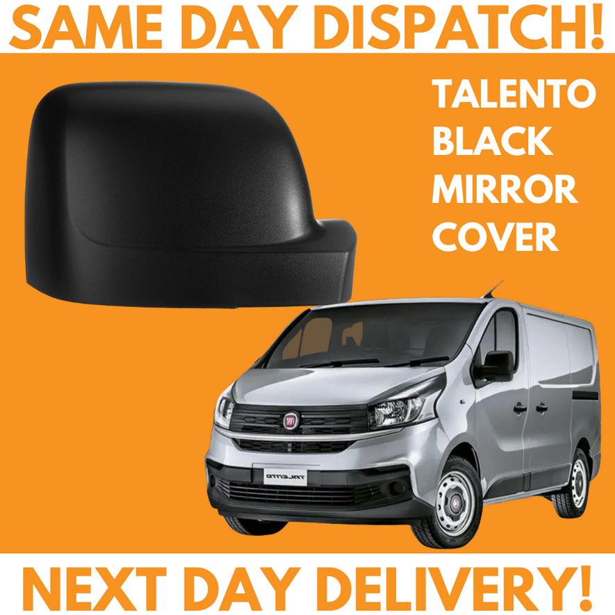 Fiat Talento 2016-2020 Wing Mirror Cover Black Right Side