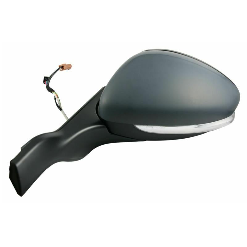 Peugeot 2008 2012-2020 Electric Door Wing Mirror Primed Cover Left Side
