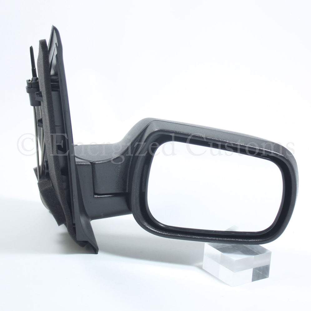 Ford Fiesta Mk6 2002-2005 Cable Adjust Wing Door Mirror Black Cover Drivers Side