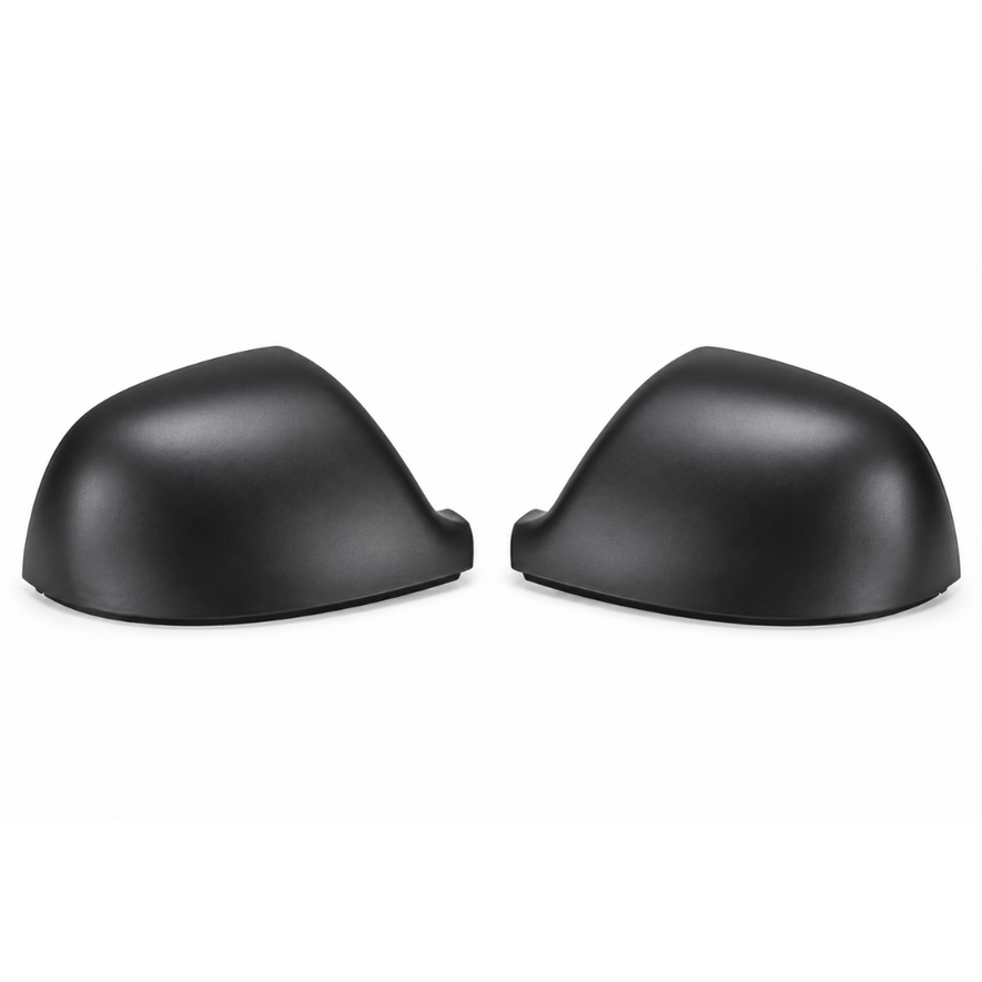 VW Transporter T5/T6 2009-2020 Wing Mirror Covers Black Left & Right Side Pair