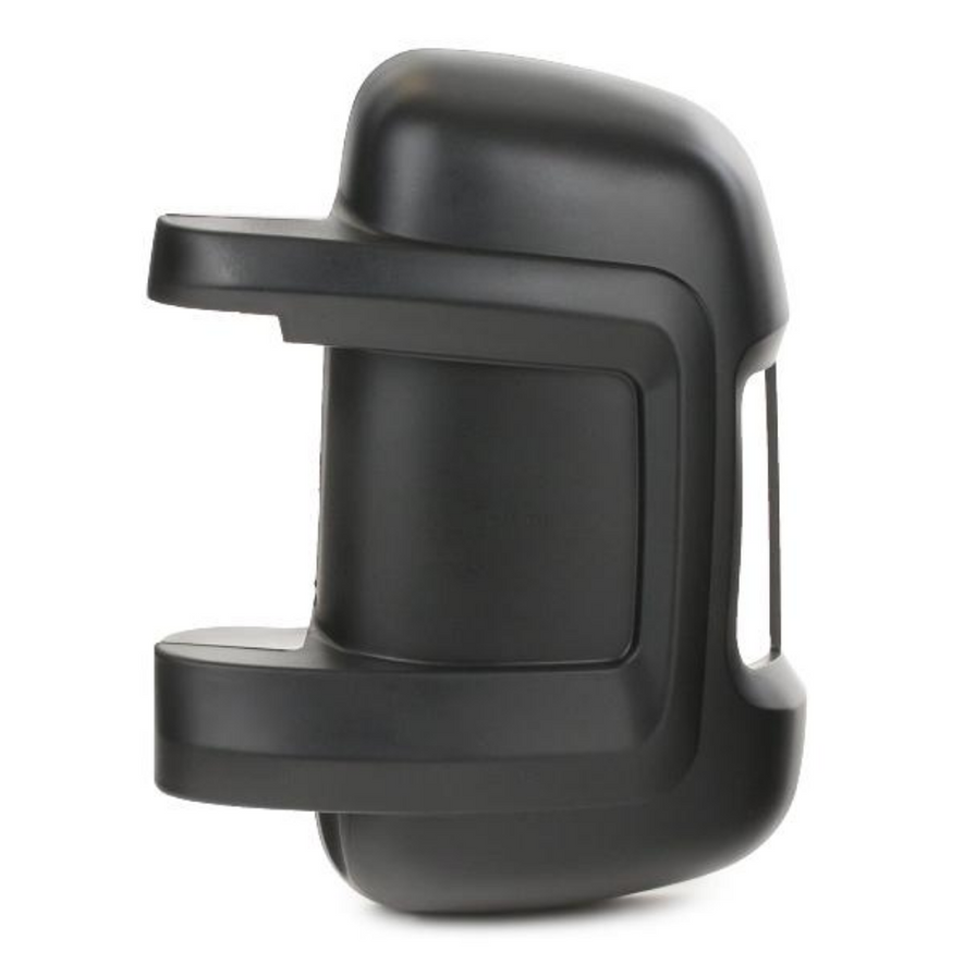 Fiat Ducato 2006-2020 Short Arm Wing Mirror Cover Black Left Side