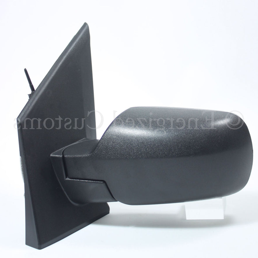 Ford Fiesta MK6 2002-2005 Manual Black Wing Door Mirror Passenger Side Left