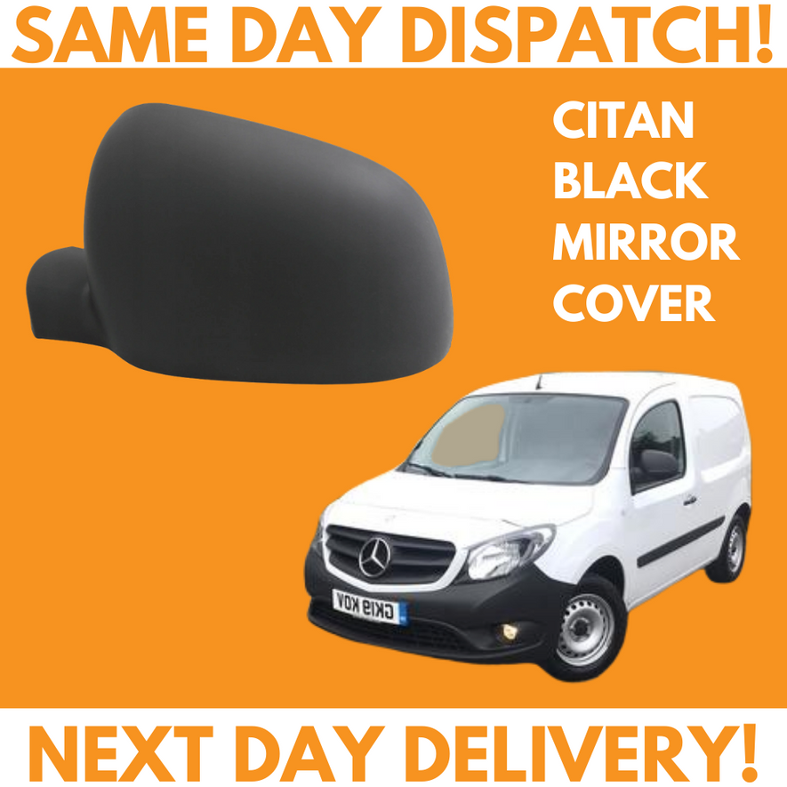 Mercedes Citan W415 2012-2020 Wing Mirror Cover Black Left Side