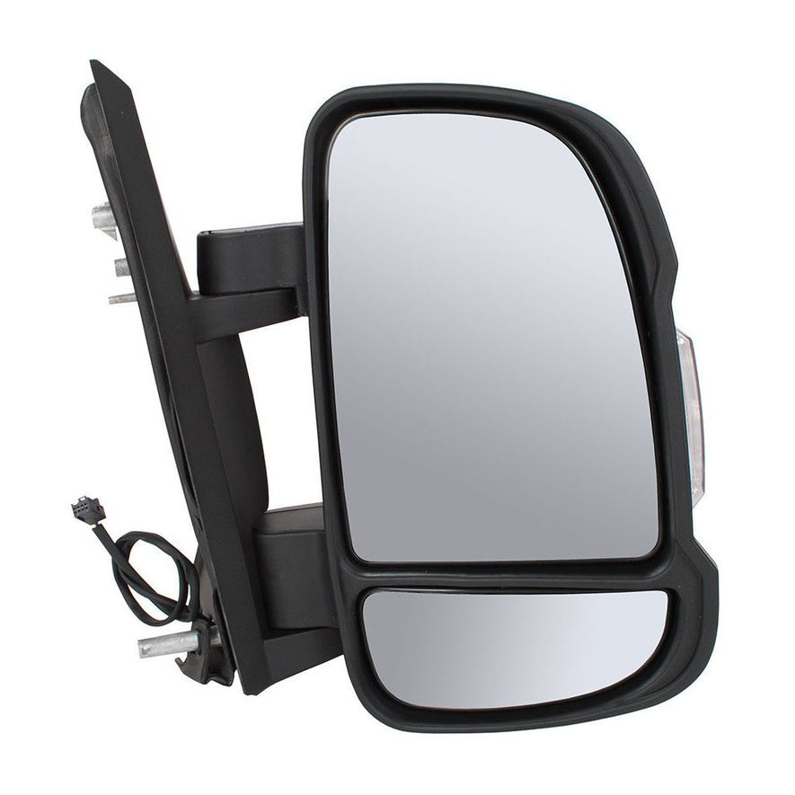 Fiat Ducato Van 2006-2017 Manual Short Arm Black Wing Mirror Drivers Side