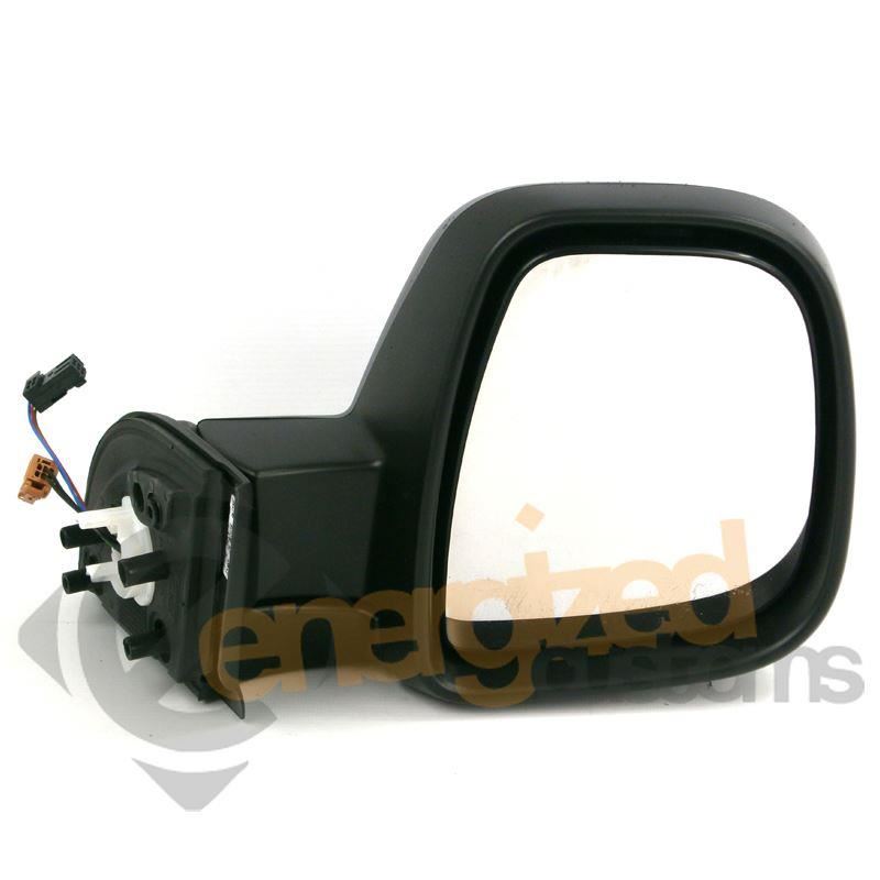 Citroen Berlingo 2012-2019 Black Electric Wing Mirror Door Right Side