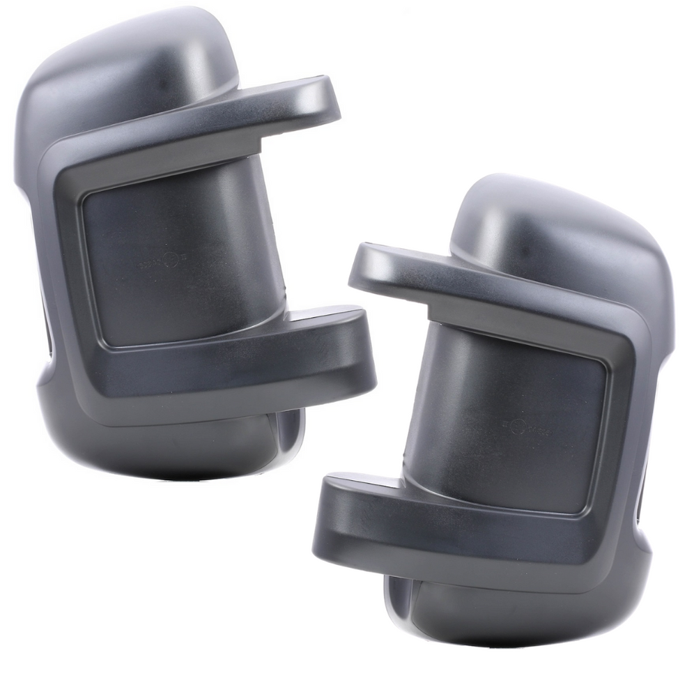 Citroen Relay 2006-2020 Short Arm Wing Mirror Covers Black Left & Right Side Pair