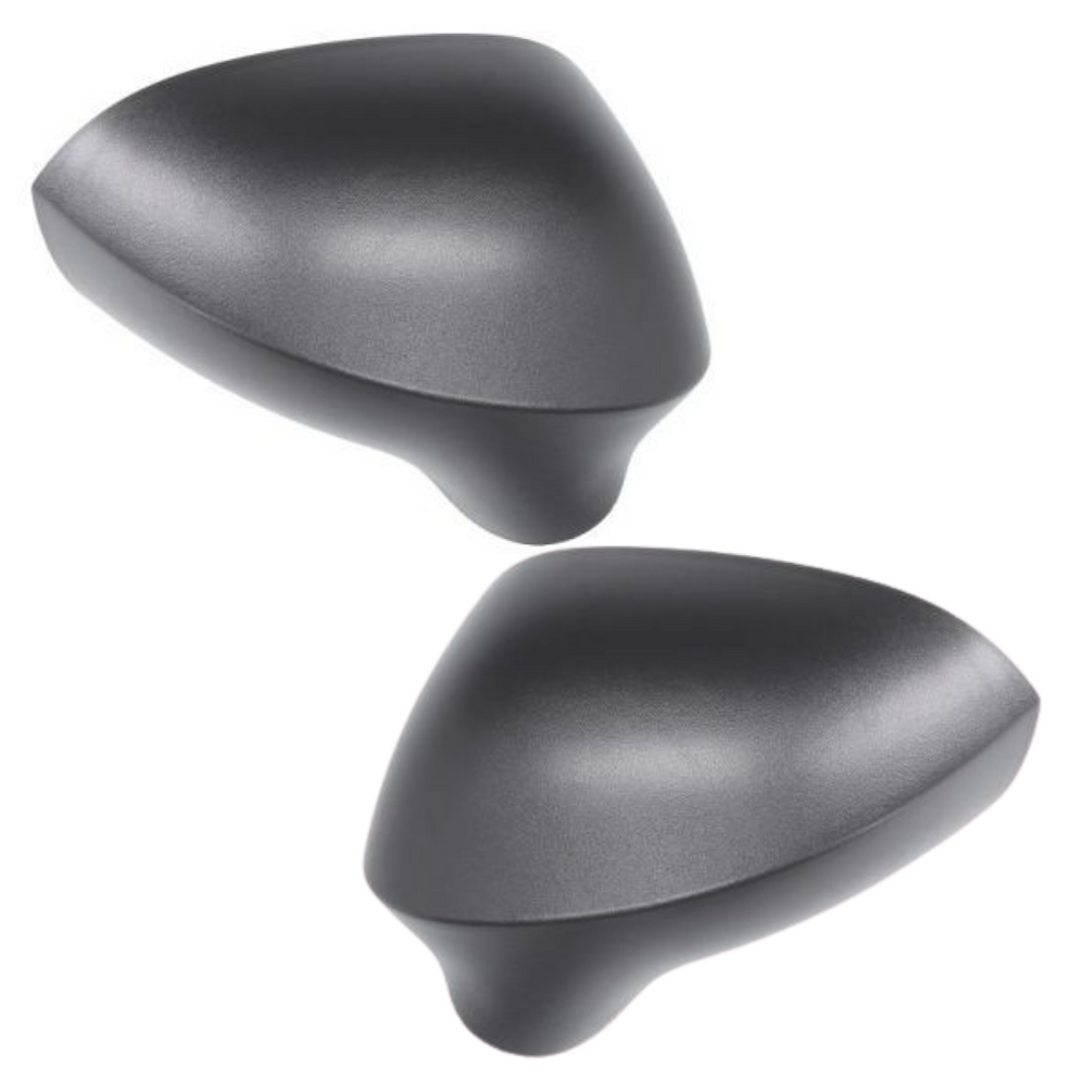 Seat Ibiza 6J 2008-2017 Black Door Wing Mirror Covers Left Right Side Pair