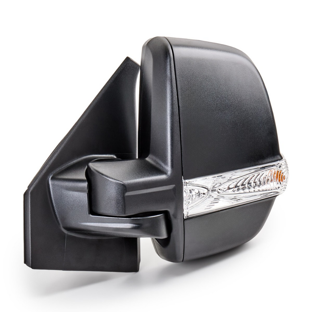 Vauxhall Combo 2012-2018 Twin Glass Cable Black Wing Door Mirror Passenger Side