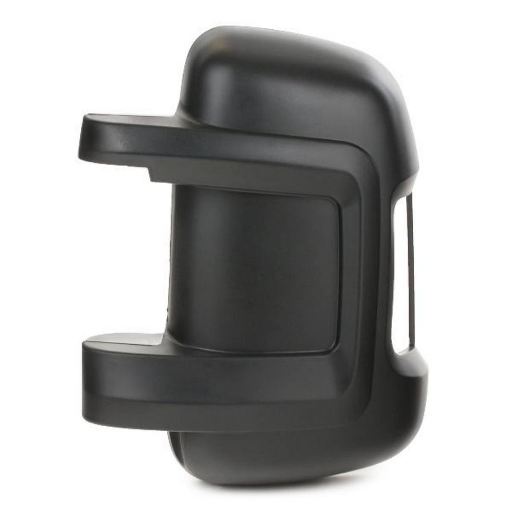 Fiat Ducato 2006-2020 Short Arm Wing Mirror Cover Black Left Side